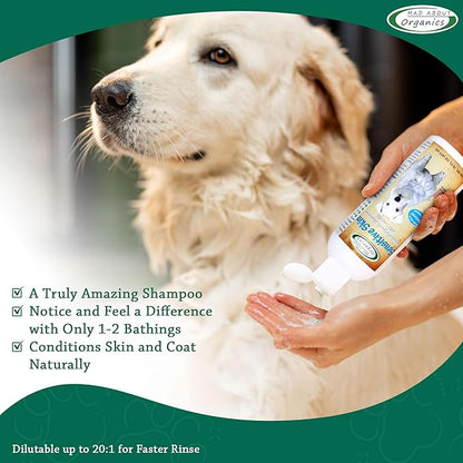 Dog Shampoo for Sensitive Skin - Lanolin-Enriched Formula - pH Balanced to Support Natural Oils - Light Citrus Scent - Suitable for All Dogs - Moisturizes and Softens Coats - 16 oz