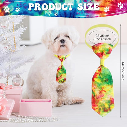 80 Pcs Dog Bows Dog Bow Ties for Small Dogs Assorted Pattern Dog Bowtie Dog Collar Bows Cat Bowtie Collar Dog Bowknot for Small Medium Puppy Pet Photography Festival Grooming Party (Vibrant Style)