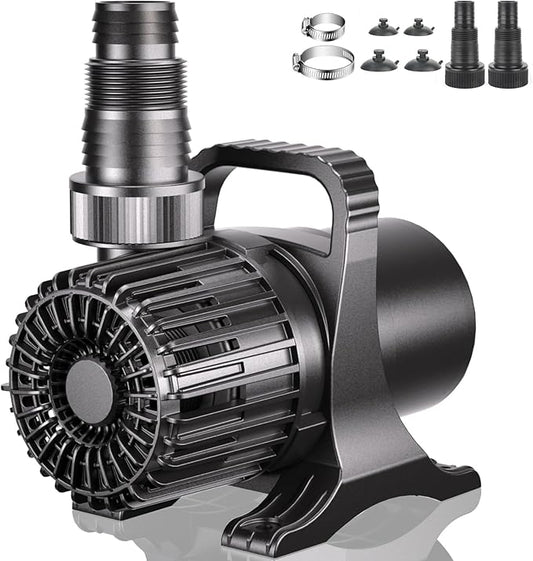 WaterRebirth (2200GPH-120W,UL listed) High Flow Large Fountain Submersible Water Pond Sump Pump Aquarium Electric Waterfall Pump Outdoor PS-2200