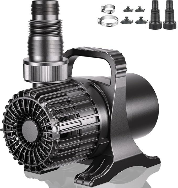 WaterRebirth (2900GPH-155W,UL listed) High Flow Large Fountain Submersible Water Pond Sump Pump Aquarium Electric Waterfall Pump Outdoor PS- 2900