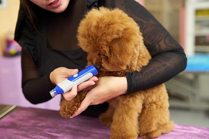 Wahl Professional Animal - Flexion Cat and Dog Nail Grinder - Professional 2-Speed Rechargeable Electric Pet Nail Trimmer - Paw Grooming & Smoothing for Dogs & Cats (#3023207)