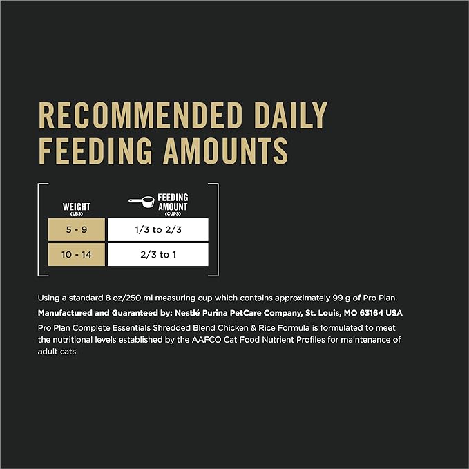 Purina Pro Plan High Protein Cat Food With Probiotics for Cats, Chicken and Rice Formula - 7 lb. Bag