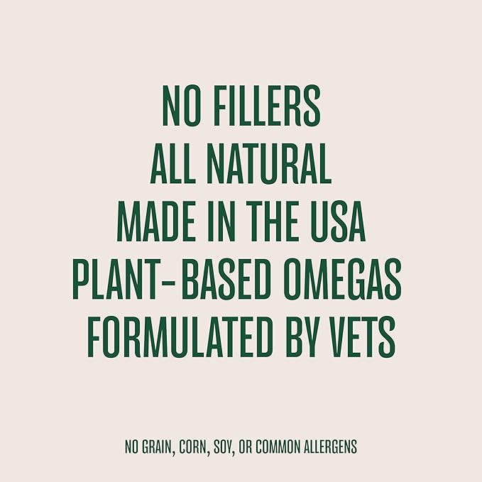 WagWell Ahiflower Omega Oil - Vet-Formulated Skin, Coat, Hip and Joint Supplement for Dogs - Plant-Based Omega 3, 6 and 9 Supplement - Natural Non-GMO Dog Omega Oil, 8 fl.oz. Pump Bottle