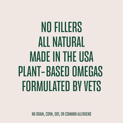 WagWell Ahiflower Omega Oil - Vet-Formulated Skin, Coat, Hip and Joint Supplement for Dogs - Plant-Based Omega 3, 6 and 9 Supplement - Natural Non-GMO Dog Omega Oil, 8 fl.oz. Pump Bottle