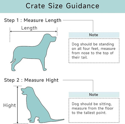 GAOMON Dog Crate Furniture with Slidings Doorsï¼_ooden Dog Kennel End Table with Flip-top Plate for Dogsï¼_ndoor Dog Crate Furniture with Detachable Divider for Medium Dogs, Dog House,Grey