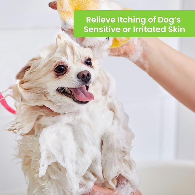 Dog Shampoo and Conditioner - Tearless Dog Shampoo for Cleansing, Grooming, and Conditioning Sensitive Skin - Moisturizing Shampoo for Dogs and Puppies - Fragrance-Free, 1 Gallon