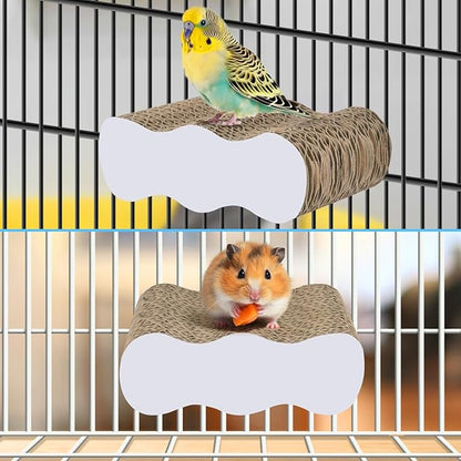 KATUMO Bird Perch Conure Cage Stand Parakeet Shredder Foraging Toys Cockatiel Platform for Small Parrots Conure Cockatiel Lovebird Parrotlet Finch