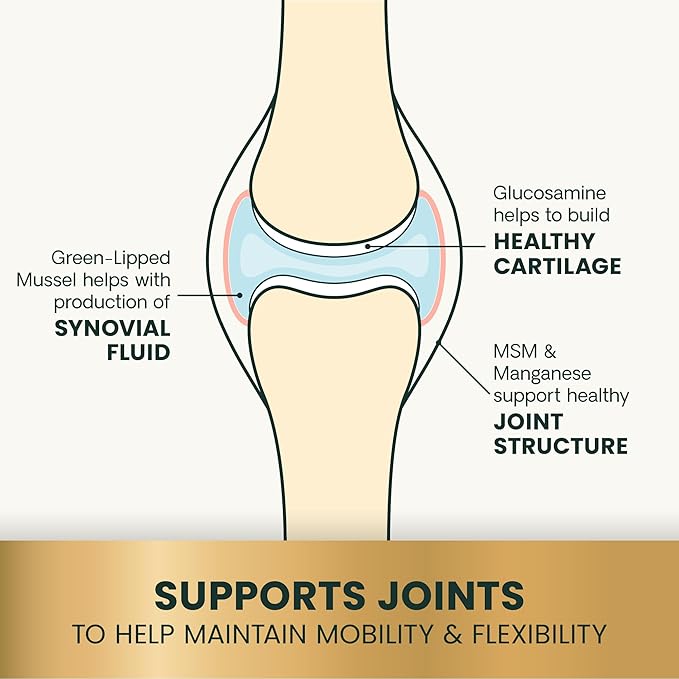 VetriScience Healthy Hip & Joint Chewable Tablets, GlycoFlex Glucosamine and Green-Lipped Mussel Joint Support Supplement for Dogs, Promote Mobility and Protect Joints, Chicken, 120 Count