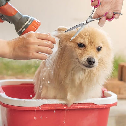 12 PCS Scissors Finger Rings Soft Silicone Scissors for Pet Grooming Scissors Accessories for Animal Hair Cutting Thumb Inserts Finger Protector Ring for Professional Barber