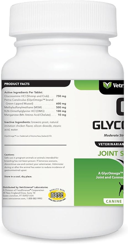 VETRISCIENCE Glyco Flex® 2 Hip and Joint Supplement for Dogs, Chewable Tablets (2 pack)