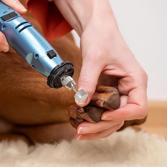 Dog Nail Grinder Replacement Heads: 10Pcs Pet Nail Grinder Diamond Tip Replacement for Most Brands - Spare Grinding Head for Electric Pet Paw Trimmer