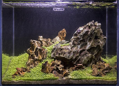 SubstrateSource Natural Stone for Aquarium, Terrarium, Paludarium, Reptile Enclosures - Set of Decorative Rocks for Landcapes, Aquascaping, Fish Tank Decor (Dragon Stone, 16 Pounds, 2-8)