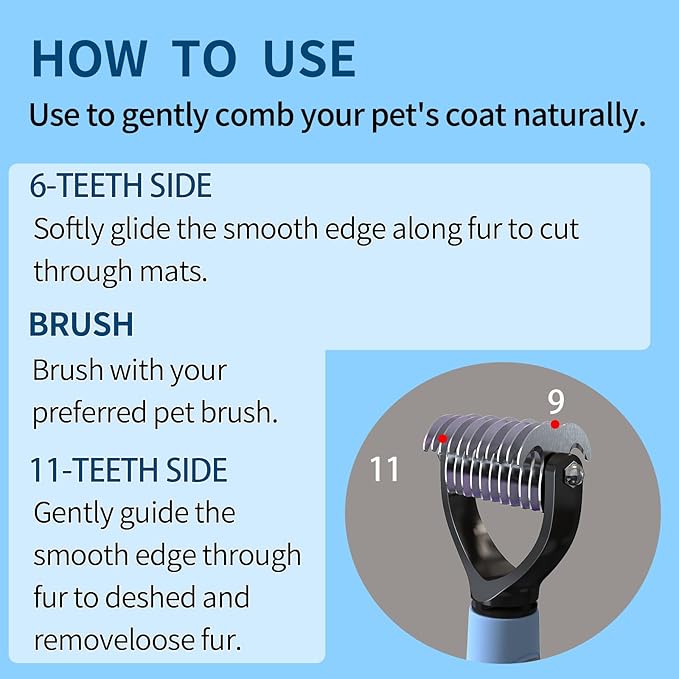 Self Cleaning Slicker Brush for Cats & Dogs, 2 Sided Deshedding Grooming Pawmingle Cat Brush, Dog Brush for Shedding, Deshedding Brush, Hair Brush Puppy Brush for Haired Dogs, Pet Supplies Accessories