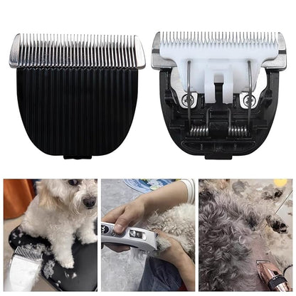 2pcs Replacement Blade for Dog Clippers for oneisall Low Noise Cordless Electric Quiet Hair Clippers Replacement Head