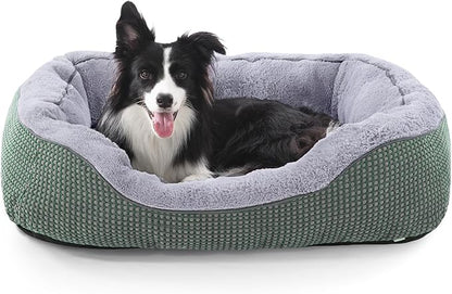 INVENHO Dog Bed Medium Size, Orthopedic Warming Soft Calming Sleeping Durable with Anti-Slip Bottom