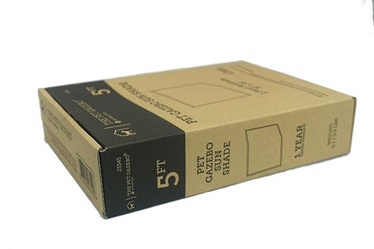 Advantek Original Pet Gazebo Outdoor Reversible Nylon Sun Shade with 4 Ball Ties