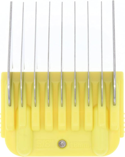 16mm 5/8" Animal Clipper Guard Attachment (Not Compatible on 5-in-1 Blade) for A5 Series Clippers |Stainless Steel Blade for Dog Groomers| Snap-On/Off Guard Combs for Dog Grooming (Standard COMB16MM)