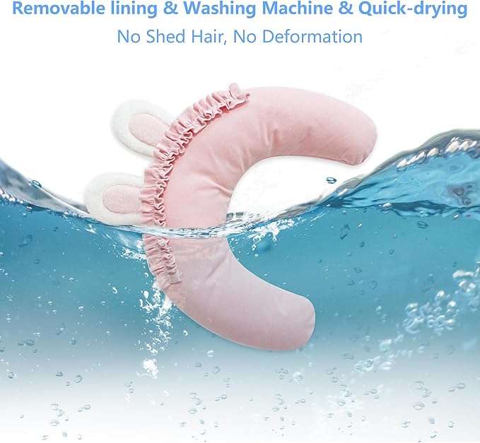 Pet Pillow for Dogs, Dog Calming Pillow, Cat Pillow, Soft Dog Neck Pillow, U-Shaped Pillow for Cat and Dog, Machine Washable Pet, Improve Pet Sleeping