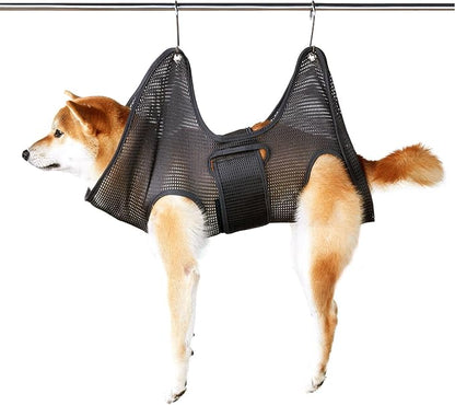 Dog Grooming Hammock, Relaxation Cat Hanger Sling for Trimming Clipping Nails Dog Sling Dog Hammock for Nail Trim Adjustable Dog Hammock Restraint Bag for Small Medium Large Dog