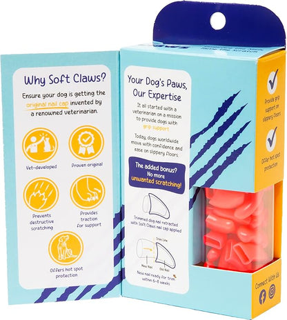 Soft Claws Dog and Cat Nail Caps Take Home Kit, X-Large, Pink