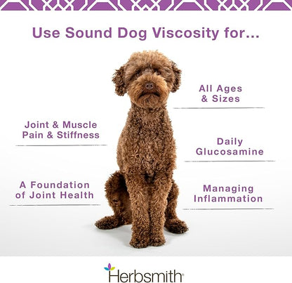 Herbsmith Sound Dog Viscosity Joint Support Chews for Dogs, 60 Count Large