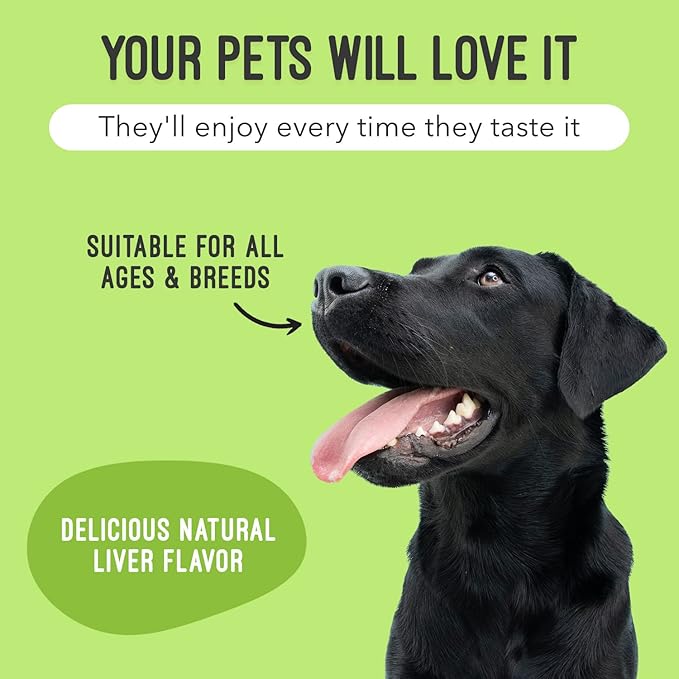 Dog Supplement for Joint Inflammation & Arthritis, Naturally Potent Dog Joint Care, Antioxidant Formula with MSM, Chondroitin, Vitamin C, & Glucosamine for Dogs, 32 fl oz