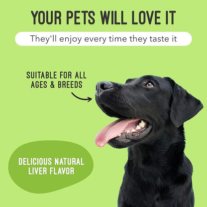 Dog Supplement for Joint Inflammation & Arthritis, Naturally Potent Dog Joint Care, Antioxidant Formula with MSM, Chondroitin, Vitamin C, & Glucosamine for Dogs, 32 fl oz