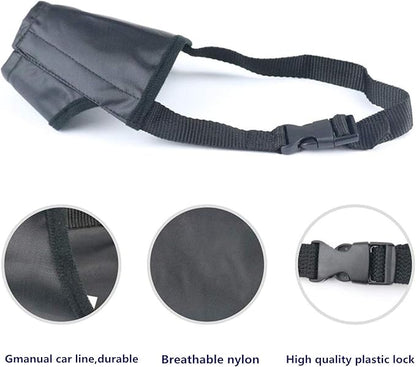 Dog Muzzles Suit - 7PCS Dog Muzzles Adjustable Quick Fit pet Muzzle Prevent from Biting Barking and Chewing for Small Medium Large Dogs,Blue