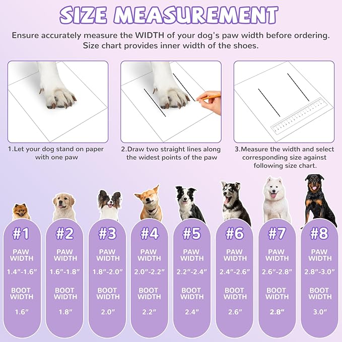 Dog Shoes for Summer Hot Pavement, Dog Shoes for Large Small Medium Dogs, Dog Boots & Paw Protectors Anti-Slip Waterproof for Outdoor Hiking Hardwood Floor Size 4