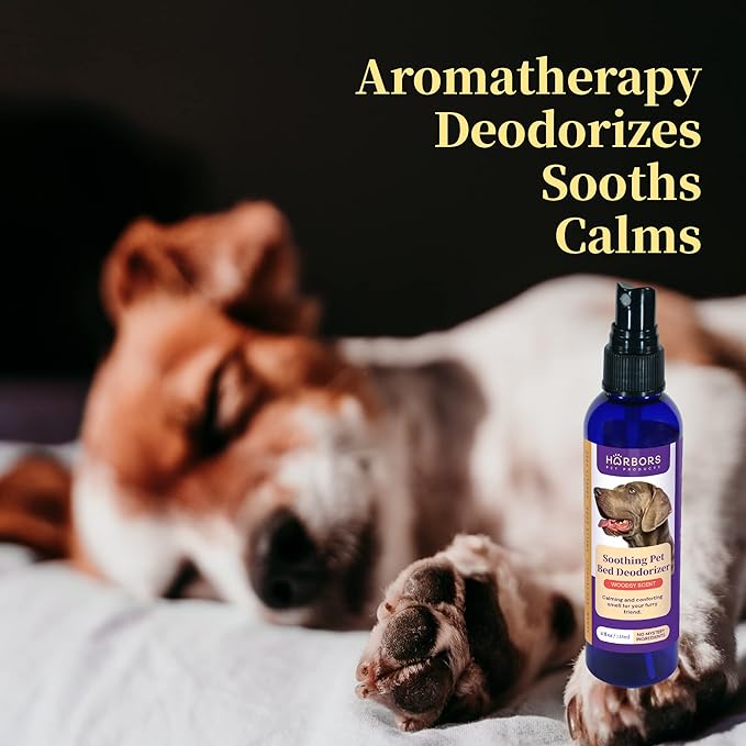 Harbors Soothing Pet Bed Deodorizer - Pet Aromatherapy | Deodorizers Pet Bed and Calms and Soothes Your Pet | 100% Satisfied or Return for Full Refund