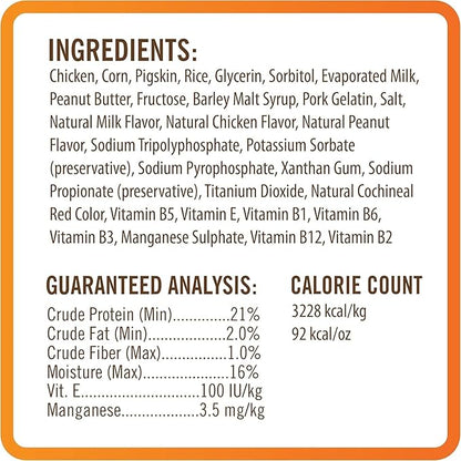 NutriChomps Dog Chews, 6-inch Braids, Easy to Digest, Rawhide-Free Dog Treats, Healthy, 10 Count, Real Chicken, Peanut Butter and Milk flavors