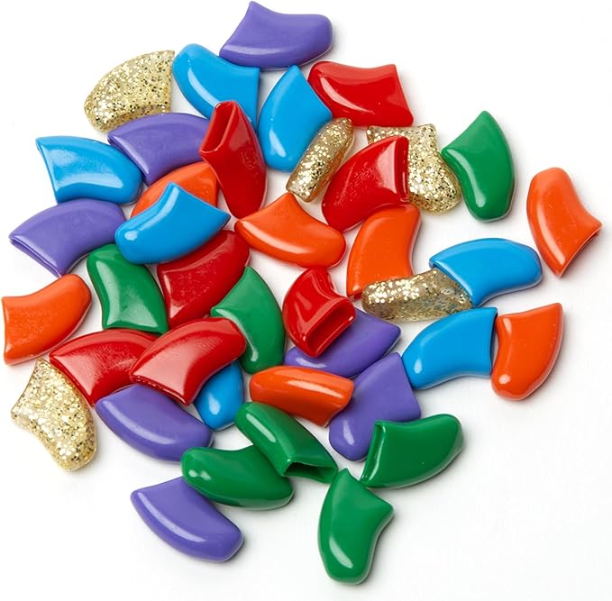 Soft Claws Nail Caps for Dogs with Non-Slip Design Made in USA - 40 Dog Nail Covers for Long-Lasting Protection of Floors and Furniture - Pride, X-Large