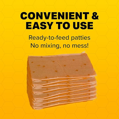 Mann Lake Bee-Pro Patties, Enhanced with Pro Health Digestive Aid, Boosts Brood Production, Protein Pollen Substitute, 40 Lbs