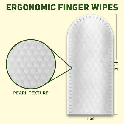 ORDORA PET Teeth Cleaning Wipes for Dogs & Cats, Dog Teeth Cleaning Finger Wipes - Dog Tooth Brushing Kit Dental Wipes - Reduces Plaque & Freshens Breath (50 Pcs)