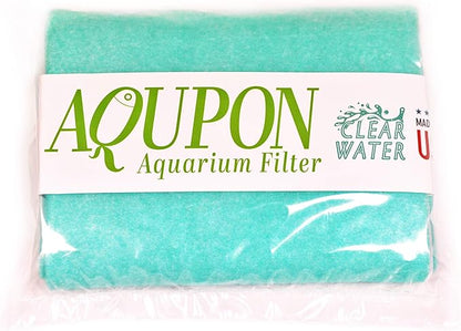 Aquarium Polishing Filter Pad 100 Micron Filters Media Pads - Cut to Fit 24" by 36" - for Fish Tanks, Aquaculture, Hydroponics - USA Manufacturer (3 Pack)