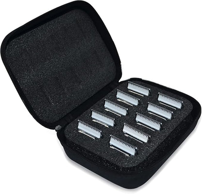 10 Pack Detachable Pet Dog Grooming Clipper Ceramic Blade Sets,Compatible with Andis Size 10 Cut Length 1/16"(1.5mm),Compatible with andis/Oster A5/Wahl 10KM Series Clippers