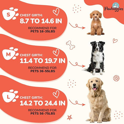 Dog Harness and Leash Set for Large Dogs Rayon Derived from Bamboo 90%, Polyester 10%, No Pull Dog Harness, Step-in Adjustable Dog Leash, Easy to Wear for Large Dogs-Orange