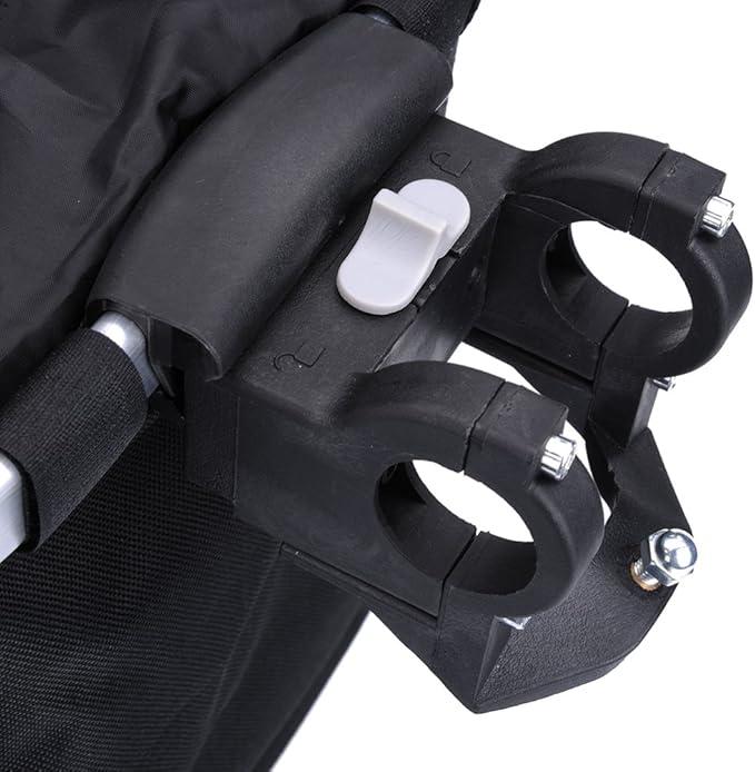 Pet Dog Bike Basket & Carrier Bag- Foldable Detachable Pet Travel Bicycle Basket - Small Animal Dog Cat Rabbit Bike Ride Basket Carrier (Black)