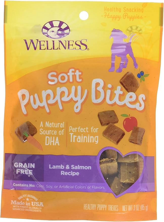 Wellness Puppy Bites Natural Grain Free Puppy Training Treats  (Variety)