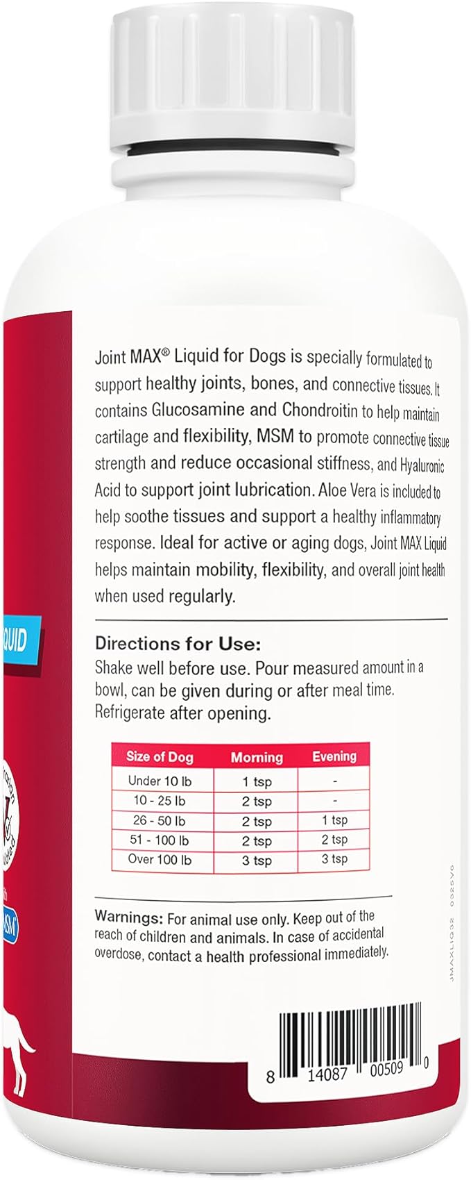 Pet Health Solutions Joint MAX Liquid for Dogs (32 fl oz)