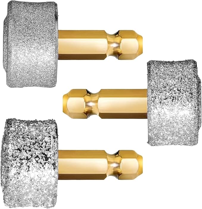 LuckyTail - Dog Nail Grinder - Regular, Hard & Soft Replacement Head - Small & Large Dogs - Premium Quality - Diamond Tip Drill Bit - Professional Dog Nail Trimmers - Grooming Kit - 3 Pack