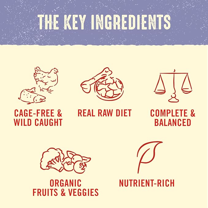 Stella & Chewy's Freeze Dried Raw Dinner Patties  Crafted for Puppies  Grain Free, Protein Rich Perfectly Puppy Chicken & Salmon Recipe  5.5 oz Bag