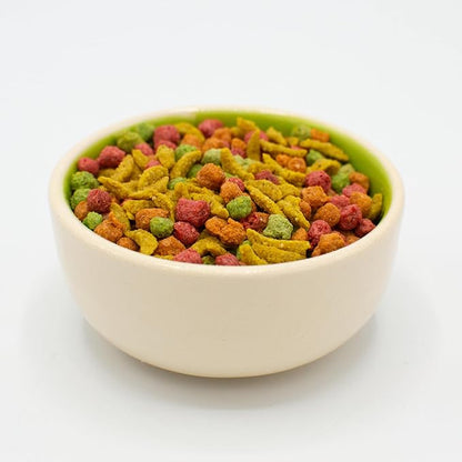 ZuPreem FruitBlend Bird Food, Bird Feed Pellets for Cockatiel, Lovebird, Quaker, Small Conure, Lorikeet, Core Nutrition with Natural Fruit, Cockatiel Food, Conure Feed, (Medium, 10 lb Bag)