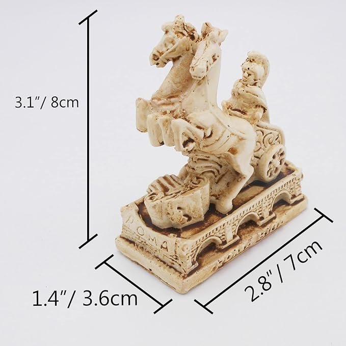 Rome Soldier Fish Tank Decorations Ancient Arena Roman War Horse Reptile Turtle Lizard Spider Tanks Terrarium Building Décor Ornament Pet