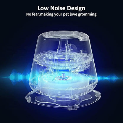 Dog Hair Vacuum & Grooming Kit, 12000Pa Strong Pet Grooming Vacuum, 2L Large Capacity for Shedding Grooming Hair, Quiet, 5 Pet Grooming Tools