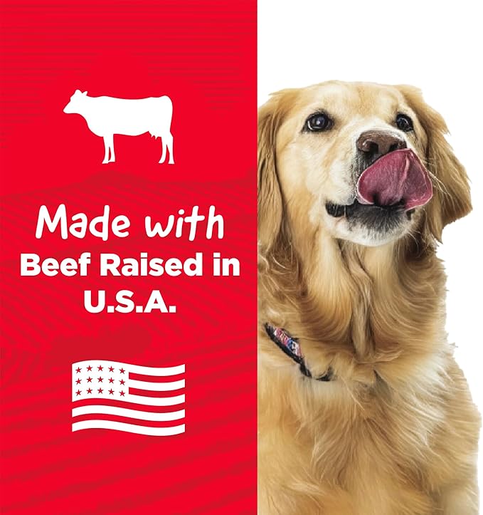 Beef Jerky Tender Dog Treats, High Protein, Low Fat, No Artificial Colors, 16 oz