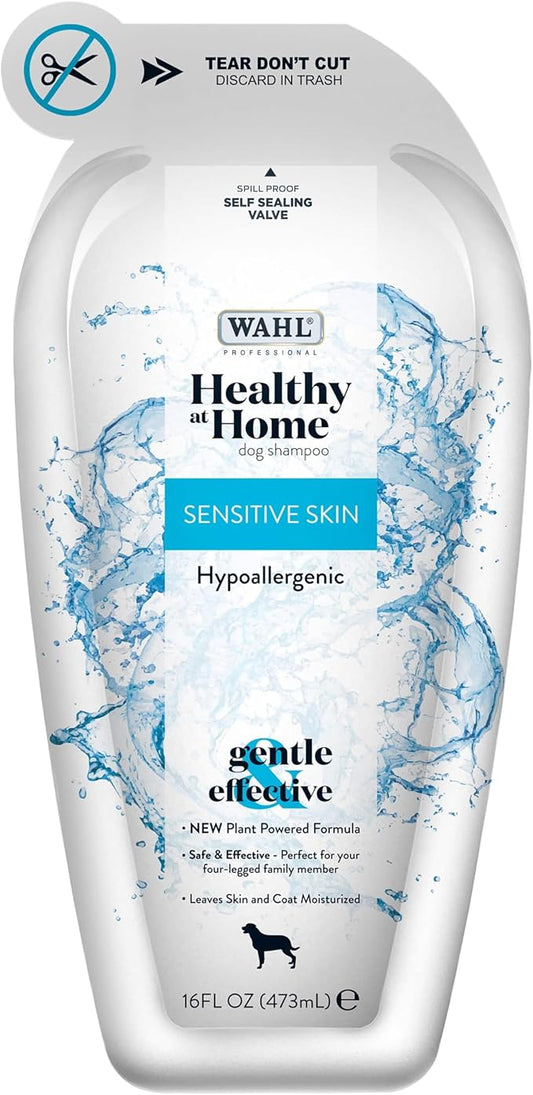 Wahl Professional Animal Healthy at Home Dog Shampoo - Plant Powered Grooming Shampoo - Sensitive Skin