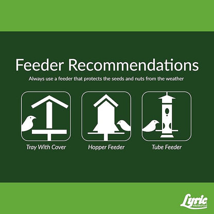 Lyric Fine Tunes Wild Bird Seed - No Waste Bird Food Mix - Attracts Colorful Wild Birds - Perfect for Your Backyard Feeders - 10 lb. (pack of 2 - 5 lb bags)