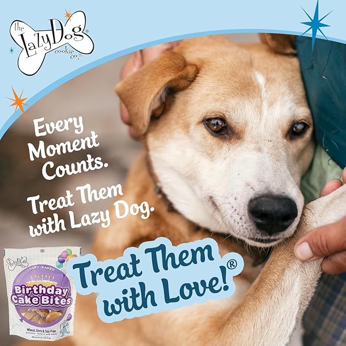 The Lazy Dog Cookie Co. Mutt Mallows Soft Baked Dog Treats, Wheat, Corn & Soy Free, Baked in The USA, 5 oz Cost Saving Variety Bundle (Pack of 3)