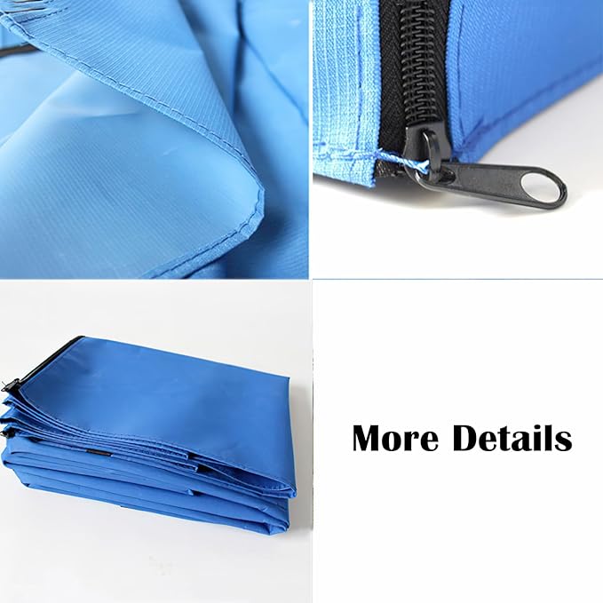 Dog Crate Cover Waterpoof Blue Pet Kennel Covers for Puppy Cat Indoor Outdoor Fit for 1 Door Wire Crate, 29.92x18.90x22.83 Inch